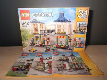 Lego Creator Speelgoedwinkel en Supermarkt, 3 in 1, 31036 beschikbaar voor biedingen