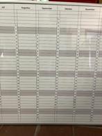 Magnetisch whiteboard 100 x 200 cm "jaarplanner", Ophalen, Zo goed als nieuw, Magneetbord