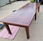 Oude boerentafel kloostertafel, Huis en Inrichting, Ophalen, Zo goed als nieuw, Eikenhout