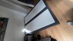 Boxspring bed 140 x 200, Huis en Inrichting, Slaapkamer | Boxsprings, Ophalen, Gebruikt, Bruin, Lederlook