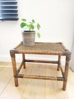 Rotan vintage bijzettafel of plantentafel, Ophalen