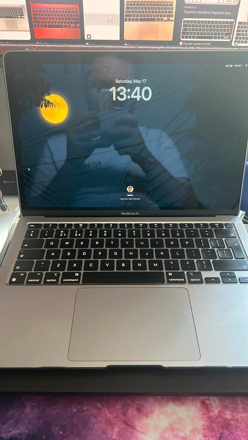 MacBook Air M1 Qwerty Uk 8gb 256gb, Computers en Software, Apple Macbooks, Gebruikt, MacBook, Qwerty, Ophalen