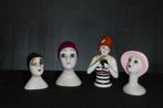 4 figurines en porcelaine vintage 1900, Ophalen