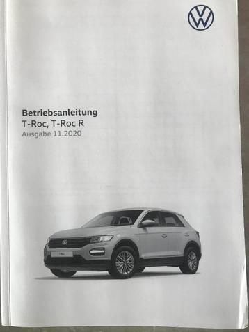 VW T-Roc gebruikershandleiding in het Duits beschikbaar voor biedingen