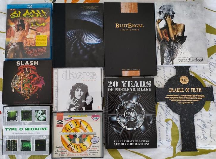 Verschillende cd's van Type O' Negative, Cradle Of Filth e.a, Cd's en Dvd's, Cd's | Hardrock en Metal, Zo goed als nieuw, Boxset