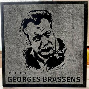 GEORGES BRASSENS - GRAVURE SUR PIERRE