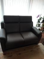 Lederen salon, Huis en Inrichting, Zetels | Zetels, Ophalen, Gebruikt, Overige maten, 150 tot 200 cm