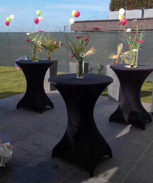 TE HUUR 7statafels receptietafels bartafel incl zw tafelhoes, Huis en Inrichting, Tafels | Statafels, Zo goed als nieuw, Ophalen