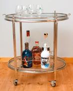 Hollywood Regency Serveerwagen /Ovaal, Ophalen