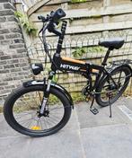Nieuwe electrische mountainbike/plooifiets (4 km), Nieuw, 47 tot 51 cm, 50 km per accu of meer, Ophalen