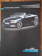 AC Schitzer ACS1, Boeken, Auto's | Folders en Tijdschriften, Ophalen of Verzenden, Nieuw, BMW