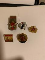 Lot van 5 retro pins van Rusland, Verzamelen, Ophalen of Verzenden, Zo goed als nieuw
