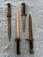 Lot bajonetten 4 Stuks, Collections, Objets militaires | Général, Enlèvement ou Envoi
