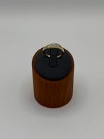 14k gouden ring met 11 briljantjes, Enlèvement ou Envoi, 18 à 19, Or, Comme neuf