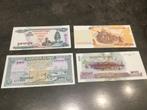 Cambodge 4 billets FDC différents, Timbres & Monnaies, Enlèvement ou Envoi