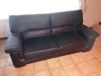 3-zit zetel kunstleder 2m15, Ophalen, Gebruikt, Driepersoons, Rechte bank