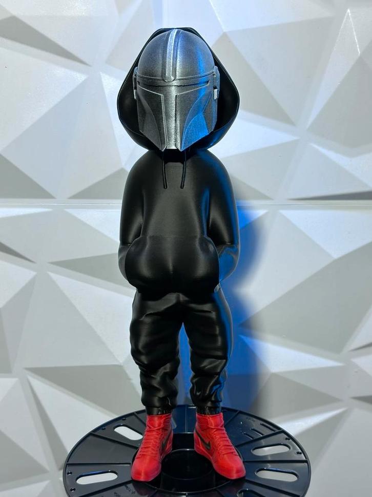 Streetwear Mandalorian Star Wars de style urbain - 41 cm, Collections, Jouets miniatures, Neuf, Enlèvement ou Envoi