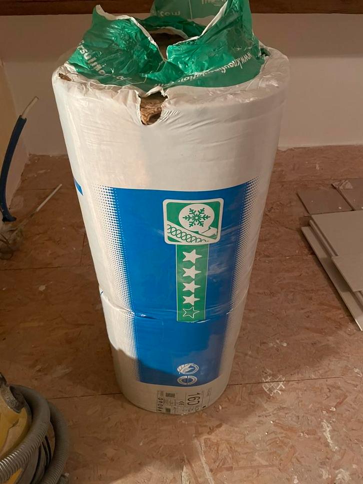 Isolation knauf rouleau, Doe-het-zelf en Bouw, Isolatie en Afdichting, Zo goed als nieuw, Ophalen