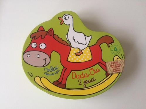 Vilac jeu de l'oie et des chevaux (jeu en bois pour enfant), Kinderen en Baby's, Speelgoed | Overig, Zo goed als nieuw, Ophalen
