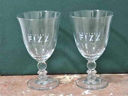 2 Cointreau aperitief Fizz glazen, Verzamelen, Glas en Drinkglazen, Nieuw, Ophalen