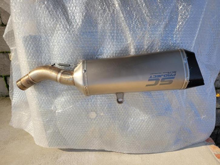 SC project titanium/carbon uitlaat Triumph Tiger Sport 1050, Motoren, Tuning en Styling, Ophalen