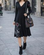 Desigual Robe noir asymétrique taille XS style artistique, Enlèvement ou Envoi, Noir