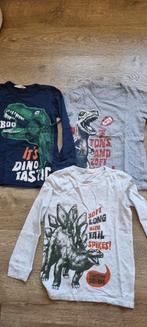 3 longsleeves met Dino op maat 122 - 128, Kinderen en Baby's, Kinderkleding | Maat 122, Gebruikt, Ophalen of Verzenden, Shirt of Longsleeve