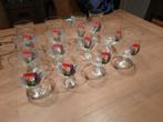 Lot de 13 verres duvel Gigi (fleurs), Enlèvement ou Envoi, Neuf, Verre à bière