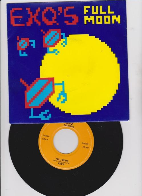 Exq's – Full Moon / Afterwards  New Wave  Belpop   1983 nMIN, Cd's en Dvd's, Vinyl Singles, Zo goed als nieuw, Single, Pop, 7 inch