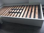 Eenpersoonsbed compleet 90x200cm, Huis en Inrichting, Gebruikt, 90 cm, Eenpersoons, Wit