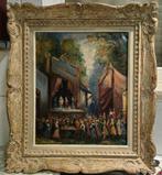 Bieden, prachtig impressionistisch straat circus schilderij, Ophalen