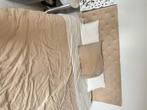 2 persoonsbed, Comme neuf, Boxspring, Deux personnes, Beige
