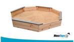MaxxToys Zandbak - Zandbak hout - Buitenspeelgoed- zeshoek, Kinderen en Baby's, Ophalen of Verzenden, Zo goed als nieuw