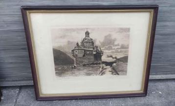 Gravure signe Carl jander berlin beschikbaar voor biedingen
