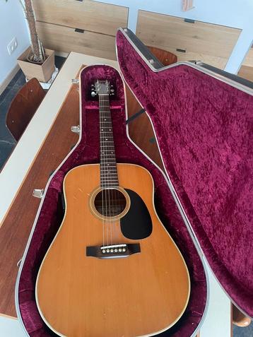 Guitare acoustique Terada (1970) + flight case Hiscox pro 2, Musique & Instruments, Instruments à corde | Guitares | Acoustiques