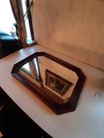 TWEE SPIEGELS HOUTEN KADER, Huis en Inrichting, Woonaccessoires | Spiegels, Ophalen