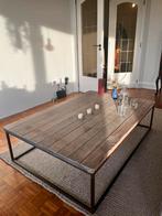 Salontafel in massief hout, Huis en Inrichting, Tafels | Salontafels, Ophalen, Gebruikt, 50 tot 100 cm, 150 tot 200 cm