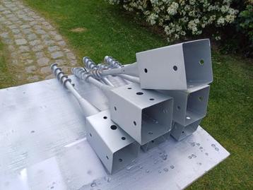balkhouder met schroefdraad, Tuin en Terras, Overkappingen, Ophalen, Gebruikt, Overige typen