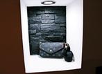 LV TAS BAG - Damier Azur - Ebene Canvas - Empreinte Leather, Nieuw, Handtas, Ophalen of Verzenden, Zwart