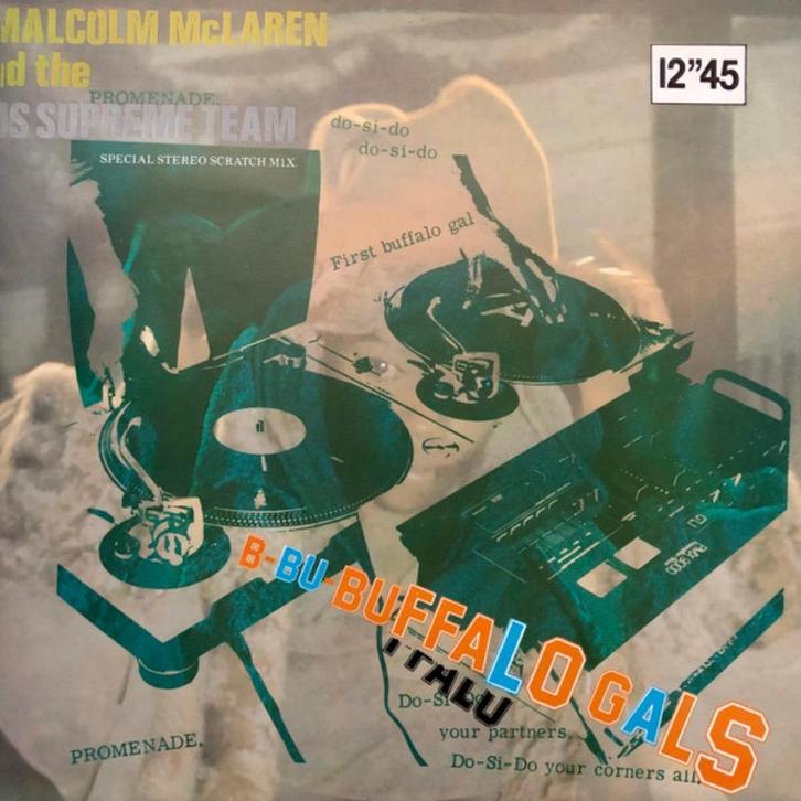 Malcolm McLaren en 's werelds beroemde Supreme Team* - Buffa, Cd's en Dvd's, Vinyl | Hiphop en Rap, Gebruikt, Voor 1985, 12 inch