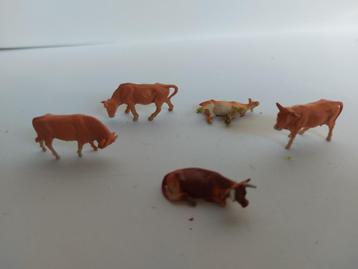 Vaches brunes HO, Enlèvement ou Envoi, Utilisé, Pont, Tunnel ou Bâtiment