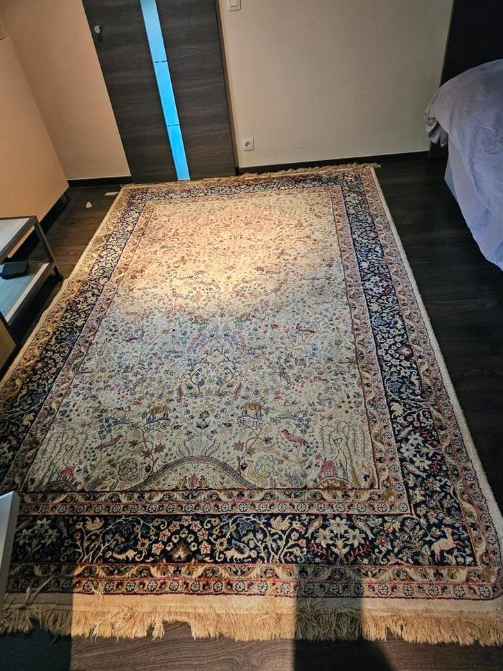 Tapis oriental en soie 195 x 300 cm, Antiquités & Art, Tapis & Textile, Enlèvement