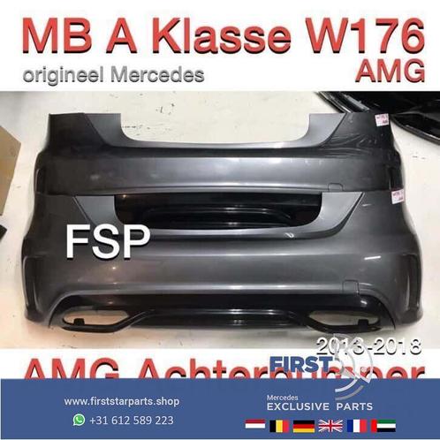 W176 Facelift AMG Achterbumper + Diffuser origineel A Klasse, Auto-onderdelen, Carrosserie, Bumper, Mercedes-Benz, Achter, Gebruikt