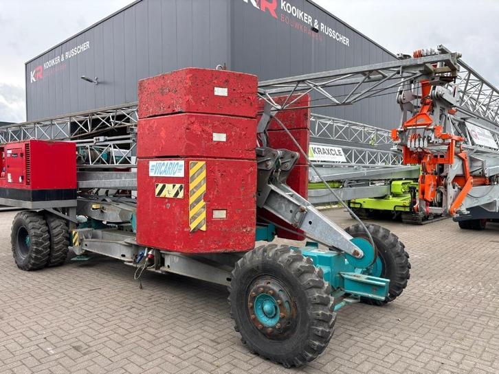 Bouwkraan zelfrijdend Vicario 22 meter, Doe-het-zelf en Bouw, Bouwliften, Gebruikt, Bouwlift, Ophalen