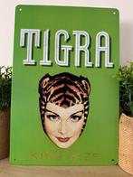 Metalen reclamebord Tigra, Verzamelen, Merken en Reclamevoorwerpen, Ophalen of Verzenden, Nieuw, Reclamebord