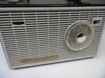 RADIO VINTAGE DE COLLECTION SBR 1960 CUIR VERIT FONCT GO-MOY, Antiek en Kunst, Antiek | Tv's en Audio, Verzenden