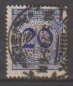 Duitse Rijk 1923 nr 341, Postzegels en Munten, Verzenden, Duitse Keizerrijk, Gestempeld