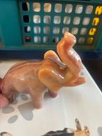 4 redelijk zware beeldjes olifanten, Verzamelen, Beelden en Beeldjes, Ophalen, Zo goed als nieuw