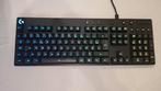 Logitech RGB mechanisch toetsenbord, Bedraad, Multimediatoetsen, Azerty, Zo goed als nieuw