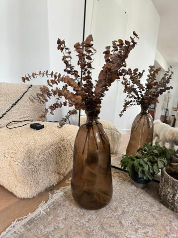 Grand vase Zara Home avec fleurs séchées 